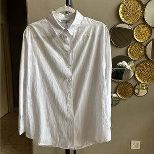 White Button-Up Shirt